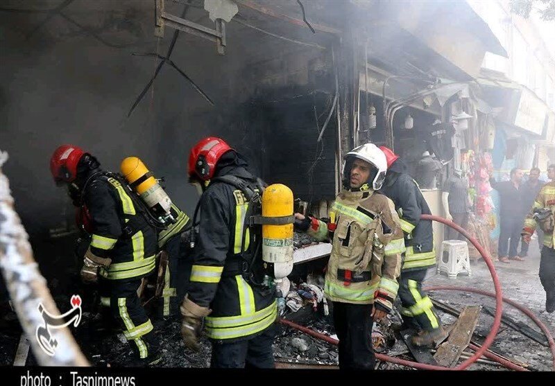 آتش‌سوزی ساختمان اداری در تهران