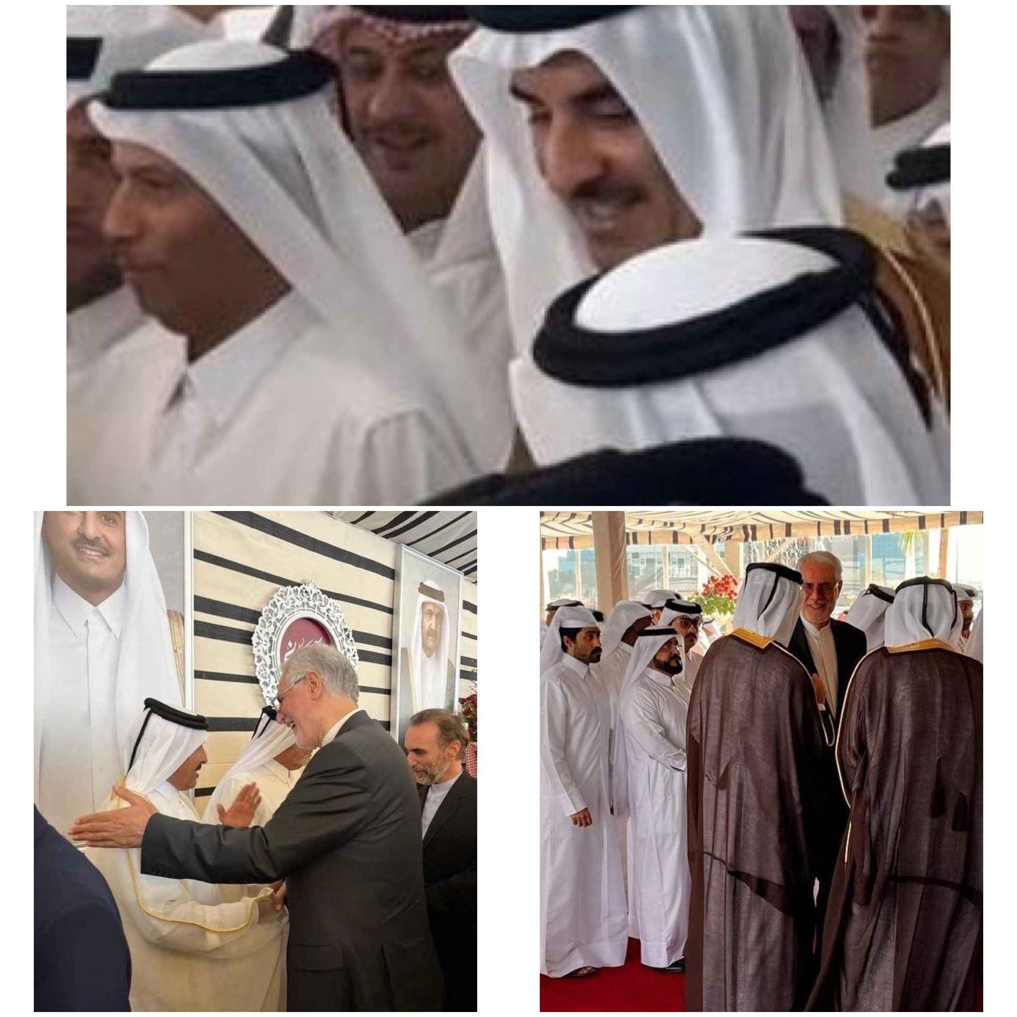سفیر ایران در عروسی پسر شیخ قطری(تصاویر)