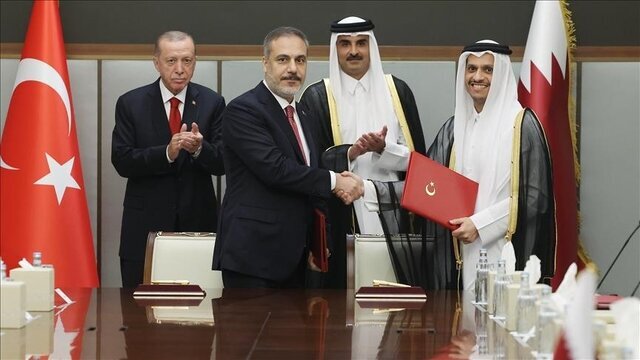 صدور بیانیه مشترک در پنجاهمین سال روابط ترکیه و قطر