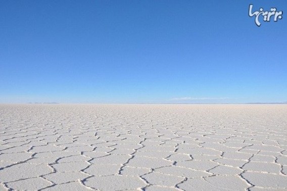 بزرگترین دشت نمک جهان (+عکس)