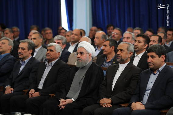 سخنرانی روحانی در جمع روسای دانشگاه‌های کشور (+عکس)