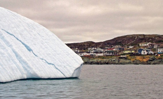 کوه های یخ در سواحل کانادا (+عکس)
