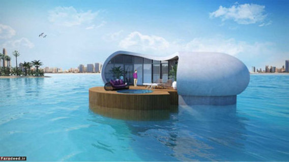 خانه‌های شناور در دبی! (+عکس)