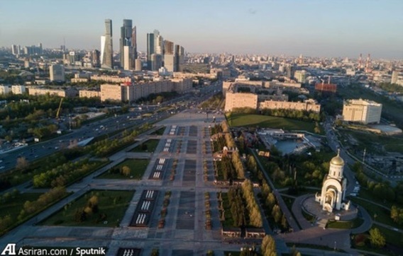تصاویر هوایی از مسکو‎ (+عکس)