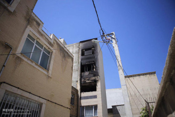 8 کشته در انفجار آپارتمان در همدان (+عکس)