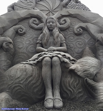مجسمه‌های غول‌پیکر ماسه‌ای در ژاپن (+عکس)