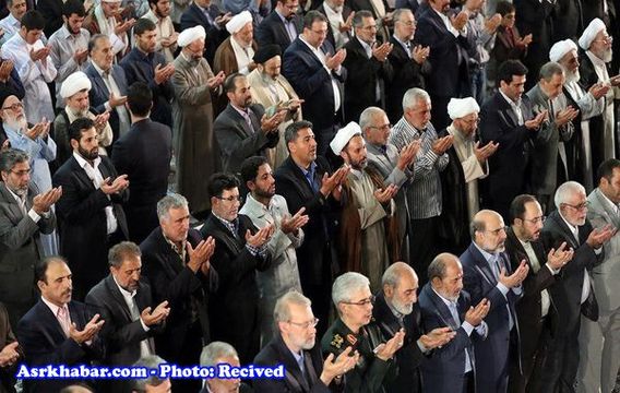 چهره‌هایی که در نماز عید فطر امسال حاضر شدند (+عکس)