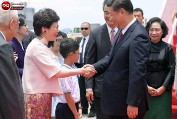 سفر معنادار رئیس جمهور چین به هنگ کنگ (+عکس)