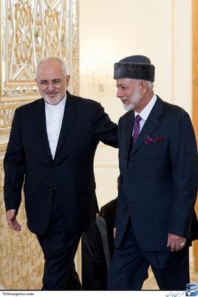 دیدار وزیر خارجه عمان با محمد جواد ظریف (+عکس)
