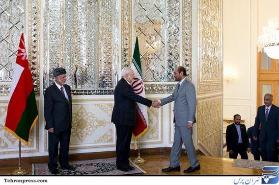 دیدار وزیر خارجه عمان با محمد جواد ظریف (+عکس)