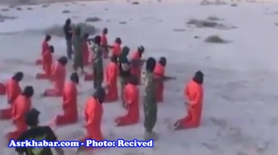 فرمانده ارتش لیبی 20 داعشی را به سبک خودشان اعدام کرد (+عکس)