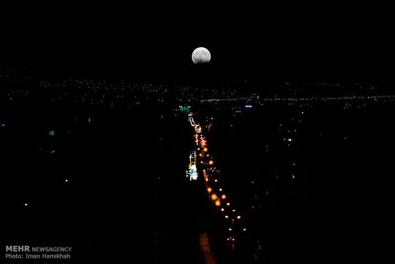 ماه‌گرفتگی در ایران (+عکس)