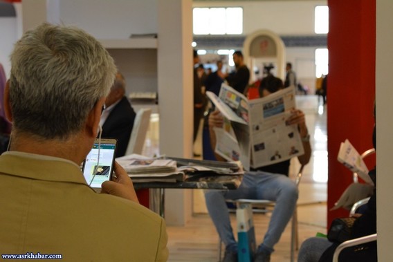 نمایشگاه مطبوعات در روز سوم (عکس)