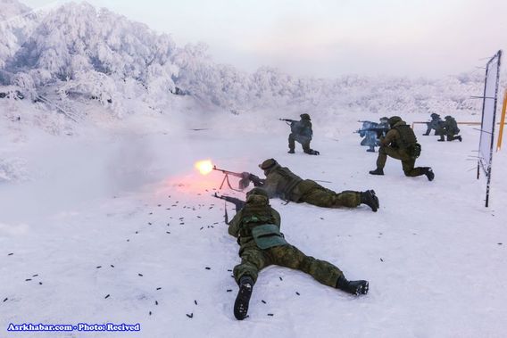 آموزش های نیروی دریایی روسیه (+عکس)