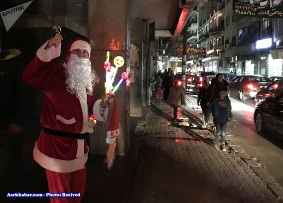جشن کریسمس در سوریه (+عکس)