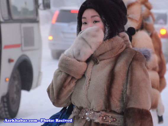 سرمای شدید در یاکوتسک روسیه (+عکس)