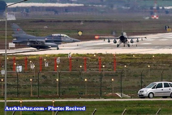 جنگنده‌های ترکیه از کجا به کُردها حمله می‌کنند؟(+عکس)