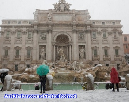 بارش سنگین برف در ایتالیا (+عکس)