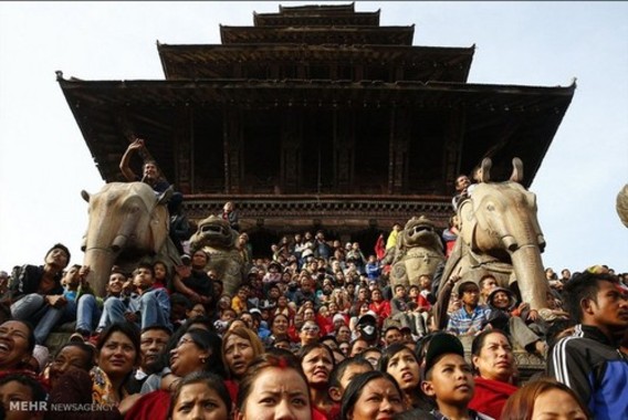 جشن سال نو در نپال‎ (+عکس)