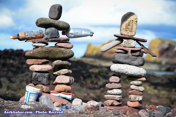 مسابقه جهانی سنگ‌ها در سواحل اسکاتلند (+عکس)