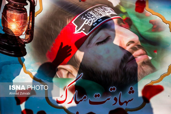 تشییع شهید مدافع حرم - قم (+عکس)