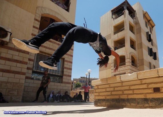 پارکور زنانه در مصر (+عکس)