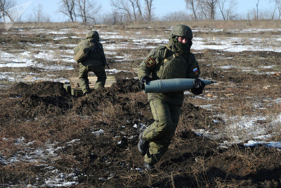 رزمایش تاکتیکی نظامی در راستوف (+عکس)