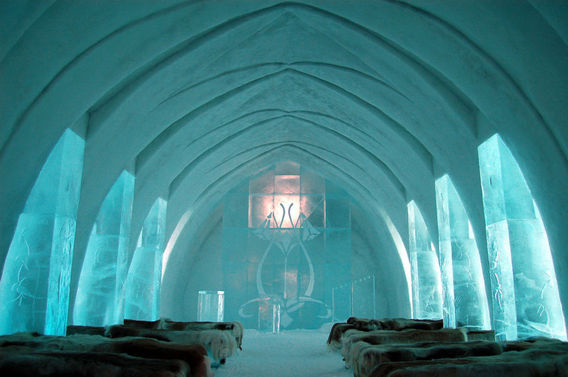 هتل Icehotel در یوکاسیاروی - سوئد