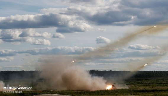نمایشگاه ادوات نظامی در روسیه‎ (+عکس)