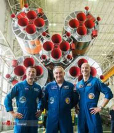 اعزام سه فضانورد به ایستگاه فضایی بین المللی (+عکس)
