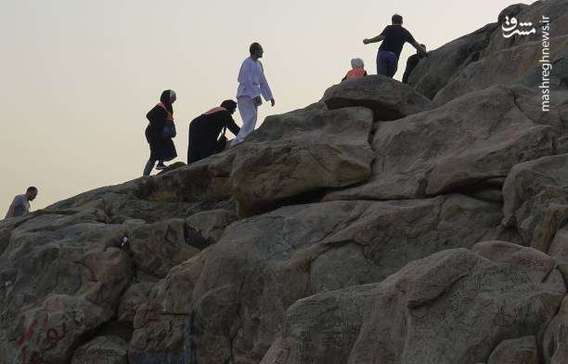 کوه "عرفات" در مکه مکرمه (+عکس)