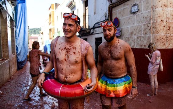 فستیوال گوجه فرنگی در اسپانیا (+عکس)