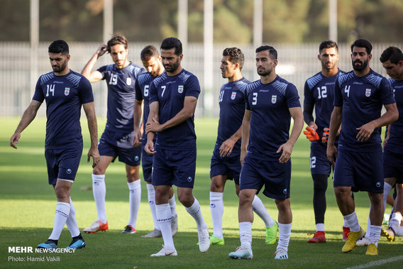 اولین تمرین تیم ملی فوتبال ایران (+عکس)