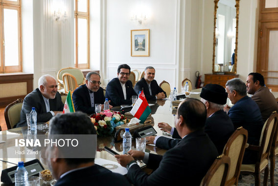دیدار وزرای خارجه ایران و عمان (+عکس)