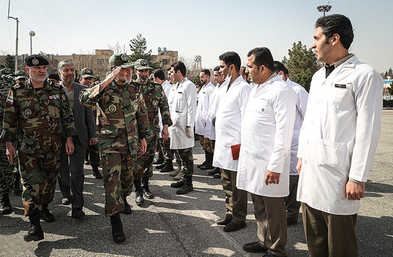 قرارگاه جهادی مقابله با کرونا در نیروی زمینی ارتش (+تصاویر)