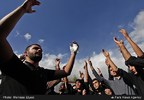تصاویر: عزاداران حسینی حسینیه اعظم زنجان