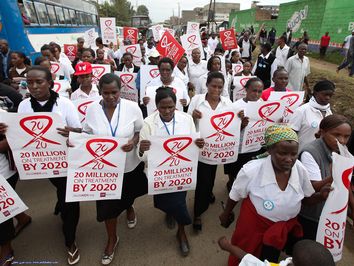 تصاویر: روز جهانی مبارزه با ایدز در جهان