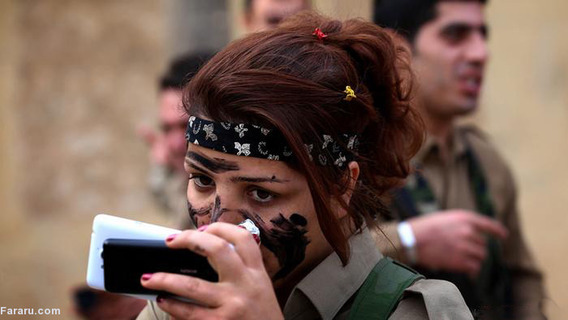 آموزش زنان کرد برای مقابله با داعش (عکس)