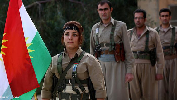 آموزش زنان کرد برای مقابله با داعش (عکس)