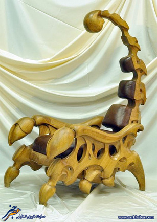 ساخت صندلی با الهام از عقرب (عکس)