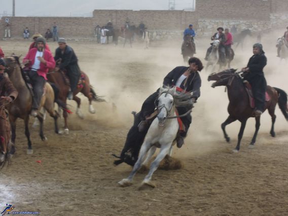 مسابقه بزکشی در افغانستان (تصاویر)