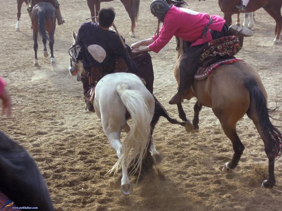 مسابقه بزکشی در افغانستان (تصاویر)