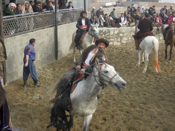 مسابقه بزکشی در افغانستان (تصاویر)