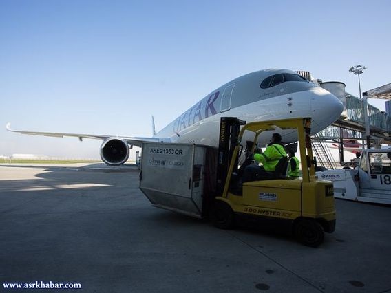 تصاویر دیدنی هواپیمای مسافری قطر