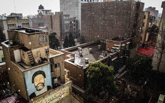 تصاویر اولین برف زمستانی تهران
