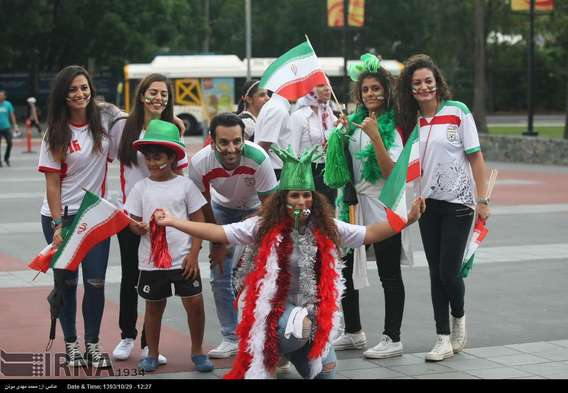 حاشیه بازی ایران - امارات (عکس)