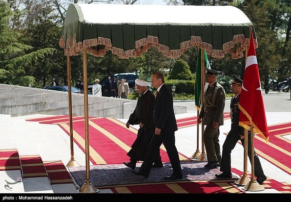 تصاویر جالب استقبال رسمی از اردوغان در سعدآباد
