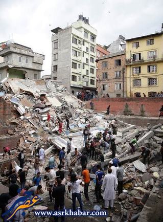 تصاویر دلخراش از زلزله نپال (عکس)