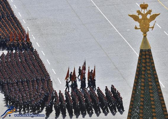 تصاویر جالب از عظیم ترین رژه ارتش روسیه
