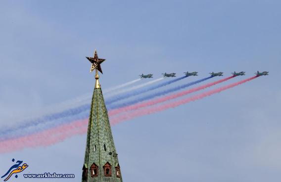 تصاویر جالب از عظیم ترین رژه ارتش روسیه